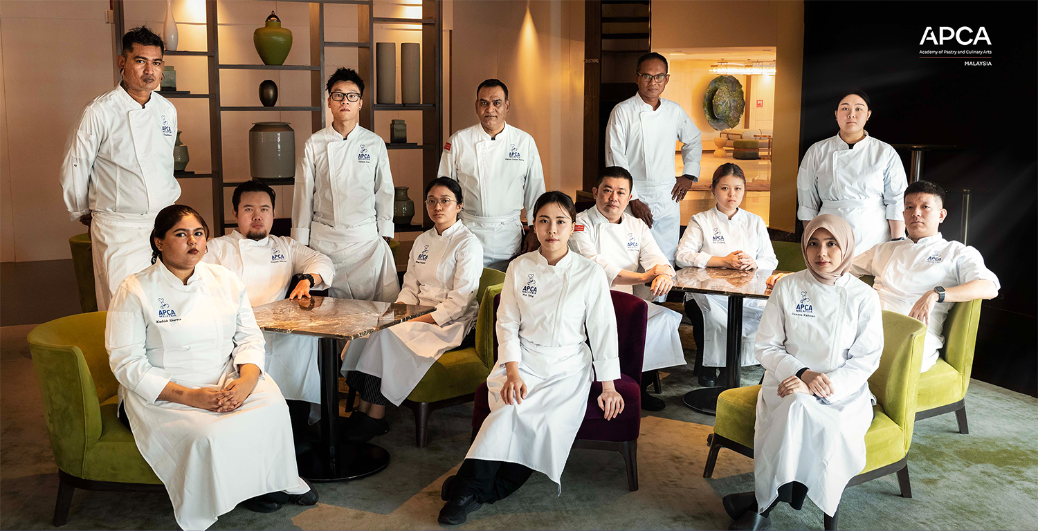 APCA pastry and culinary students with instructors